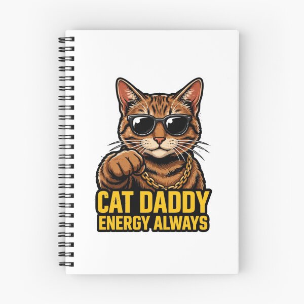 Item preview, Cat Daddy Energy Always Funny Cat Lover designed and sold by ZACK ART.