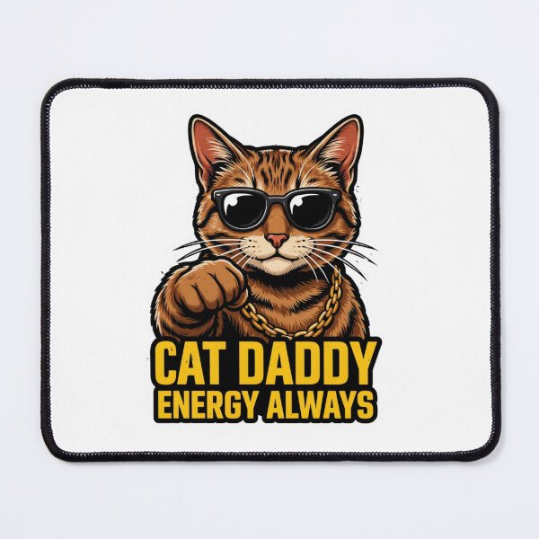 Item preview, Cat Daddy Energy Always Funny Cat Lover designed and sold by ZACK ART.