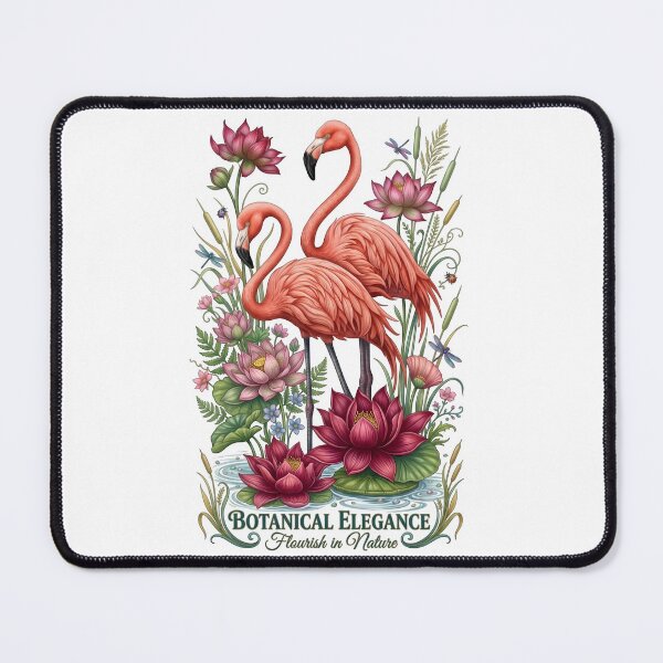 Item preview, Botanical Elegance Pink Flamingo designed and sold by Sovereign Supply Co..
