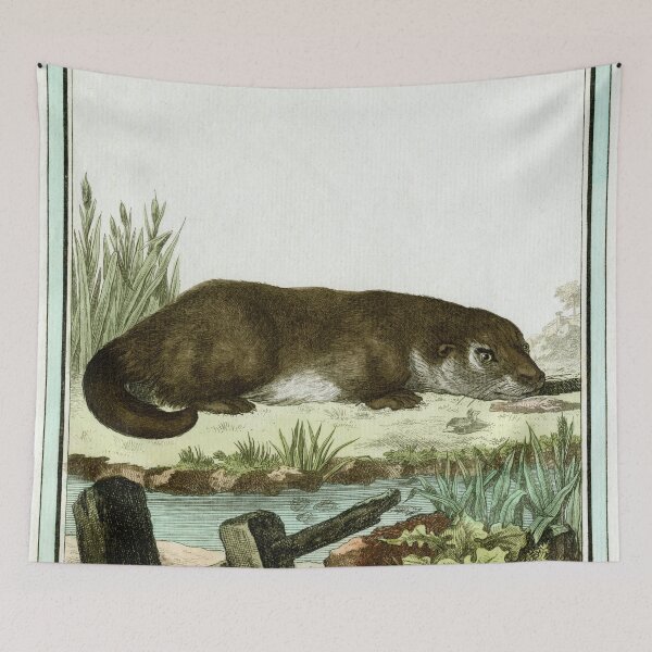 Item preview, Otter with glint in its eye, drawn 1780 designed and sold by TerryKerrImages.