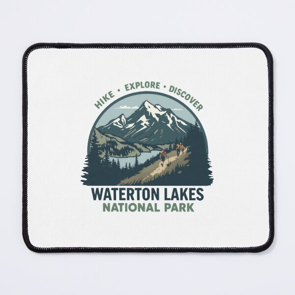Item preview, Waterton Lakes National Park Hike Explore Discover Hiker Adventurer Travel designed and sold by JonesFlora2025.