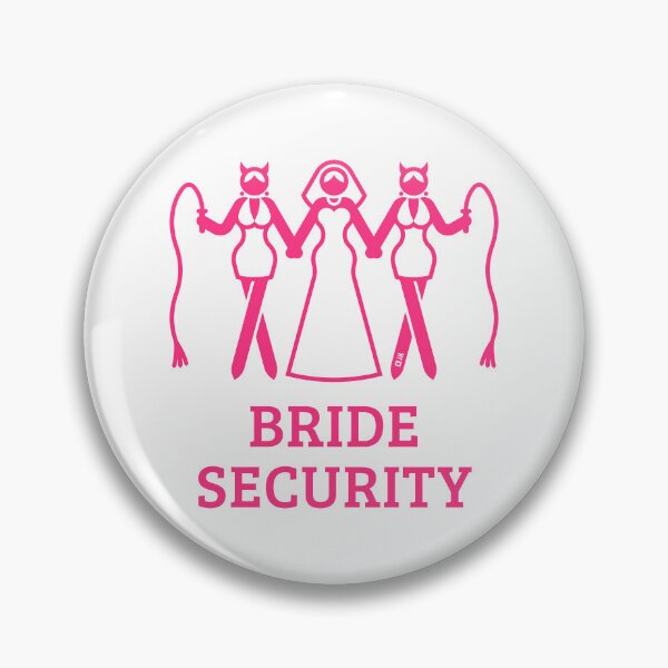 Item preview, Bride Security (Bachelorette Party / Hen Night / Whip / Pink) designed and sold by MrFaulbaum.