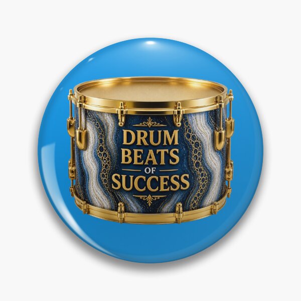 Item preview, Drum Beats of Success – Luxury Sapphire Geode Drum Art designed and sold by annenambiro.