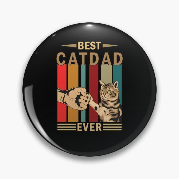 Item preview, Best Catdad Ever Fist Bump T-Shirt designed and sold by StranHabesre51.