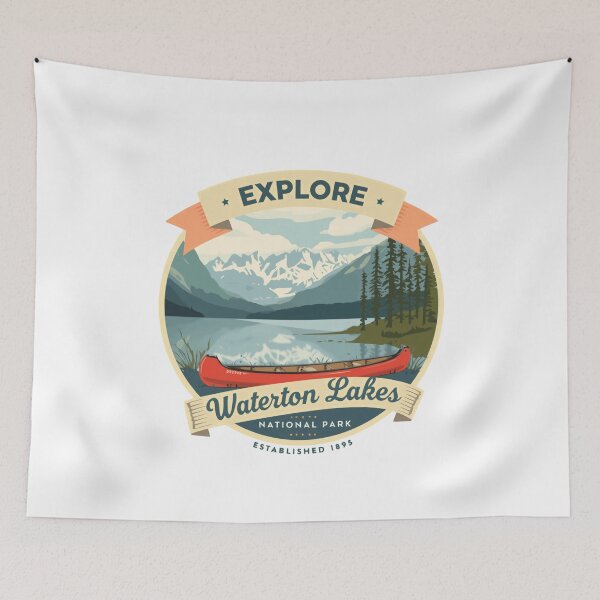 Item preview, Explore Waterton Lakes National Park Outdoor Adventure Nature Lover designed and sold by JonesFlora2025.