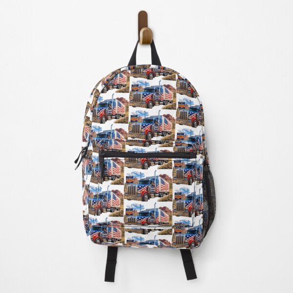 Item preview, Happy Truckin' Arizona Desert Rig – Patriotic American Semi Truck PNG designed and sold by Hookesmode.