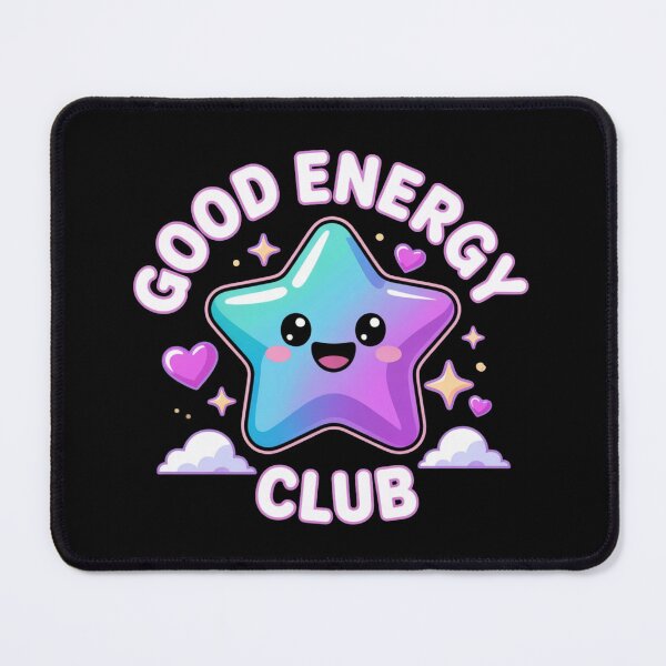 Item preview, Good Energy Club Kawaii Star T-Shirt & Sticker – Cute Positive Vibes Pastel Aesthetic Gift for Dreamers, Students & Self-Care Lovers designed and sold by GemBob Creations.