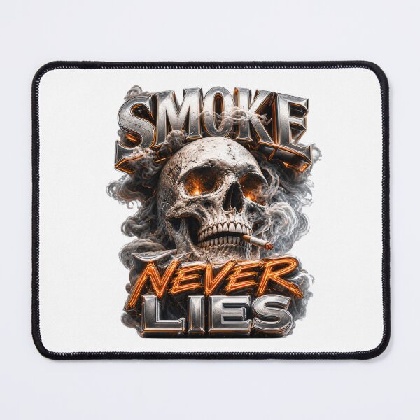 Item preview, Smoke Never Lies – Dark Cyberpunk Motorsport Artwork designed and sold by THAMIM REALITY 2.0.