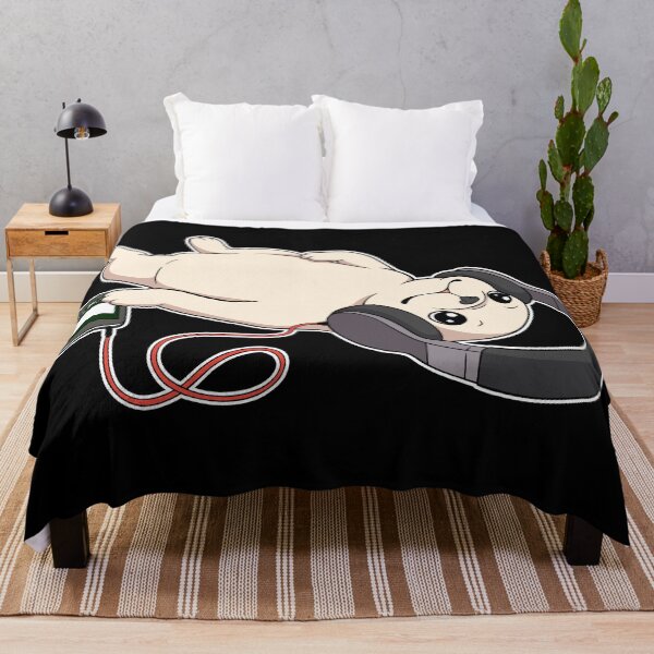 Item preview, Lazy Pug Listening to Music designed and sold by Othala888.
