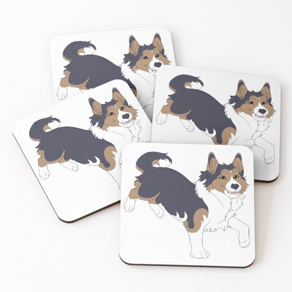 Item preview, Happy Corgi (Black Tricolor) designed and sold by CosmicFatality.