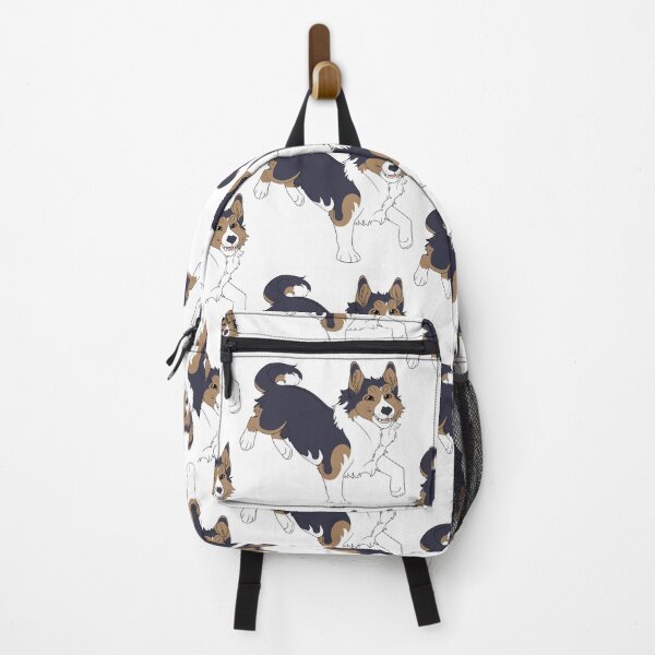 Item preview, Happy Corgi (Black Tricolor) designed and sold by CosmicFatality.
