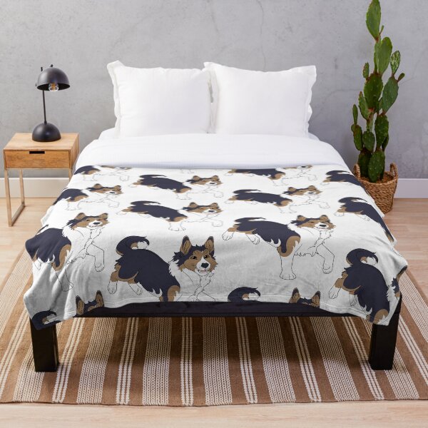 Item preview, Happy Corgi (Black Tricolor) designed and sold by CosmicFatality.