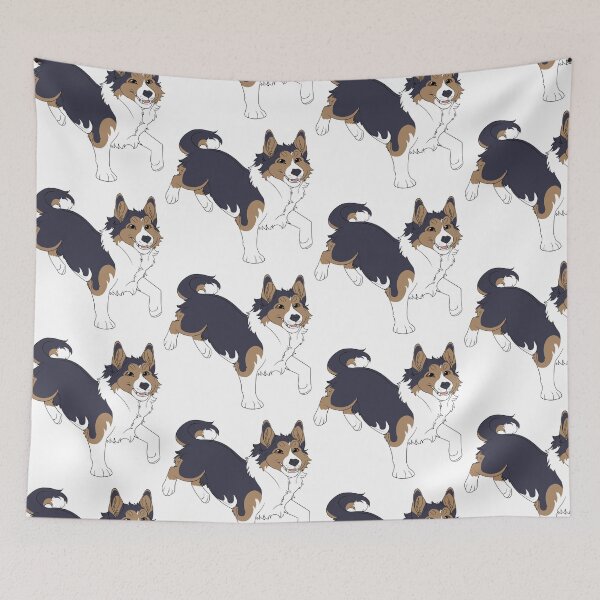 Item preview, Happy Corgi (Black Tricolor) designed and sold by CosmicFatality.