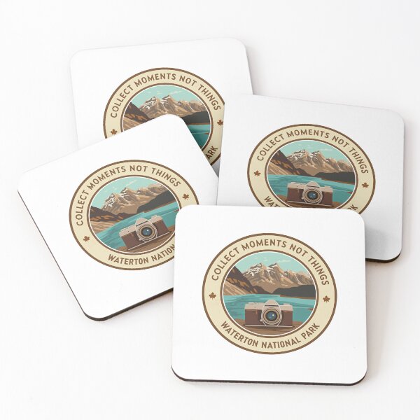 Item preview, Collect Moments Not Things Waterton National Park Photography Travel Outdoors Explorer designed and sold by JonesFlora2025.