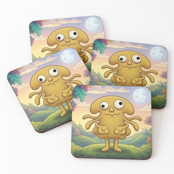 Item preview, Moonlit Golden Cosmic Octo Pop in Enchanted Forest designed and sold by AirCrayons27.