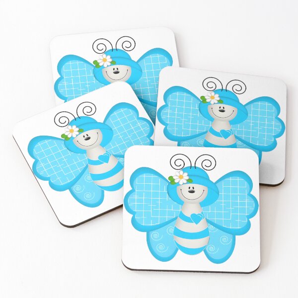 Item preview, Cute Blue Butterfly Cartoon Sticker | Kawaii Butterfly Art for Kids Nursery Decor designed and sold by Mahmoud Salah.