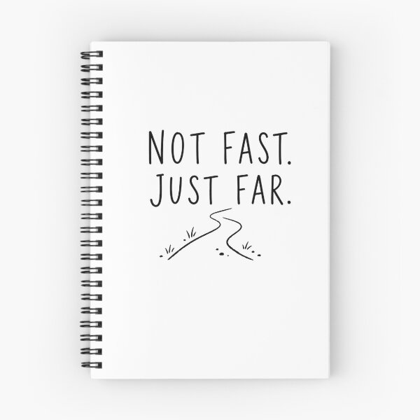 Item preview, Not Fast Just Far | Running Humor designed and sold by Earn Your View Trail Company.