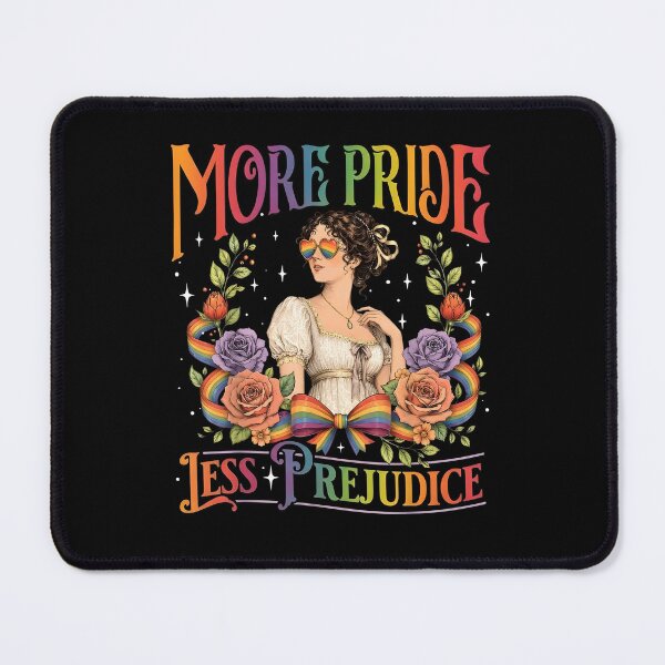 Item preview, More Pride Less Prejudice LGBTQ Literary Rainbow Book Lover designed and sold by phoebelevine.