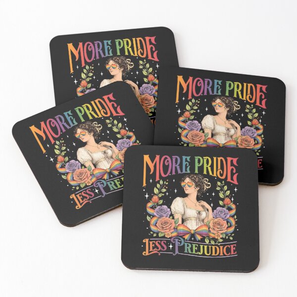 Item preview, More Pride Less Prejudice LGBTQ Literary Rainbow Book Lover designed and sold by phoebelevine.