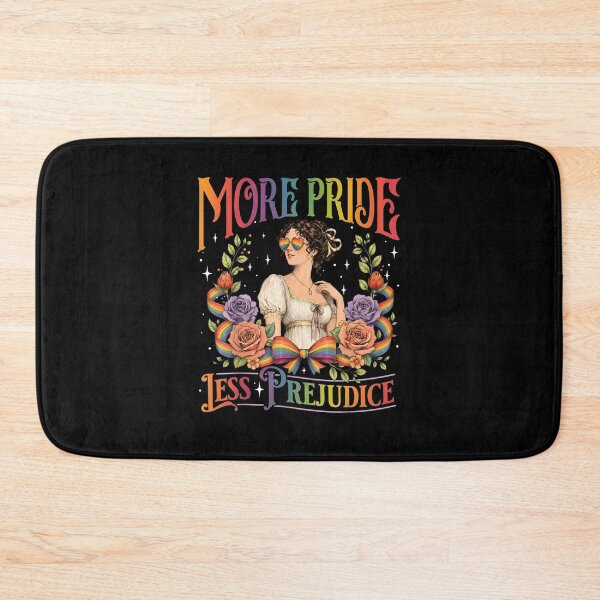 Item preview, More Pride Less Prejudice LGBTQ Literary Rainbow Book Lover designed and sold by phoebelevine.