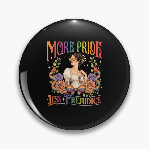 Item preview, More Pride Less Prejudice LGBTQ Literary Rainbow Book Lover designed and sold by phoebelevine.