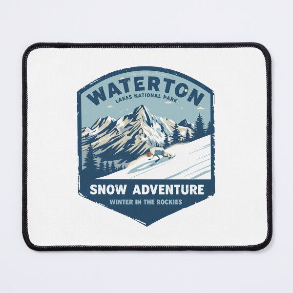 Item preview, Waterton Lakes National Park Snow Adventure Winter In The Rockies Canadian Explorer designed and sold by JonesFlora2025.