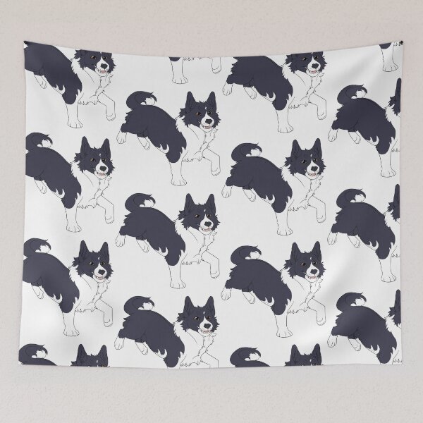 Item preview, Happy Corgi (Black & White) designed and sold by CosmicFatality.