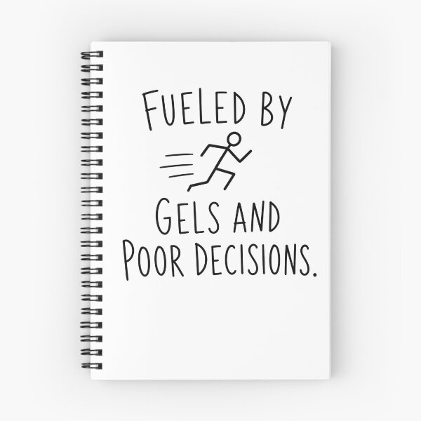 Item preview, Fueled by Gels and Poor Decisions | Running Humor designed and sold by Earn Your View Trail Company.