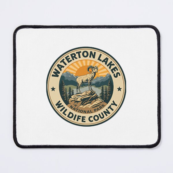 Item preview, Waterton Lakes Wildlife County National Park Bighorn Sheep Mountain Nature Outdoors designed and sold by JonesFlora2025.