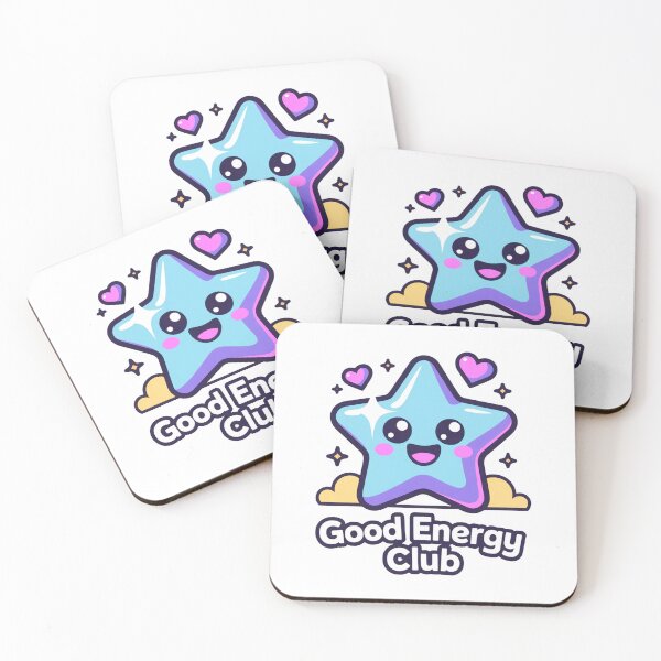 Item preview, Good Energy Club Kawaii Star T-Shirt & Sticker – Cute Positive Vibes Pastel Aesthetic Gift for Self-Care Lovers, Students & Dreamers designed and sold by GemBob Creations.