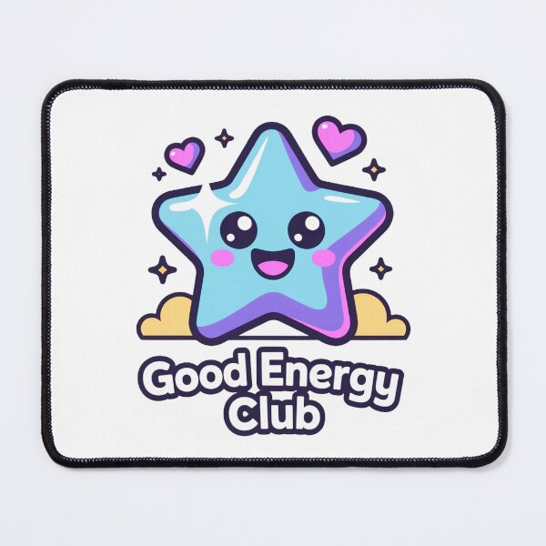 Item preview, Good Energy Club Kawaii Star T-Shirt & Sticker – Cute Positive Vibes Pastel Aesthetic Gift for Self-Care Lovers, Students & Dreamers designed and sold by GemBob Creations.