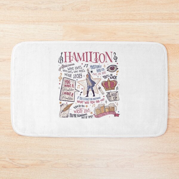 Item preview, Hamilton Musical Quotes Broadway Theater Fan Collage designed and sold by phoebelevine.
