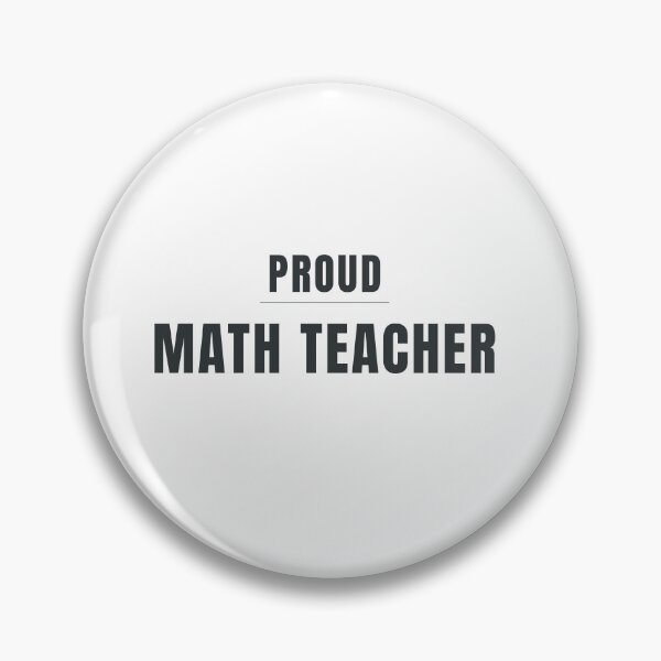 Item preview, Proud Math Teacher Typography Design designed and sold by HeartAndArtShop.