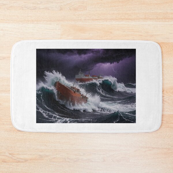 Item preview, "Violent Tempest-Ships in Peril" designed and sold by SkyKing Ron.