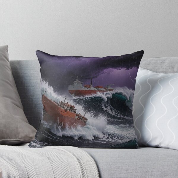 Item preview, "Violent Tempest-Ships in Peril" designed and sold by SkyKing Ron.