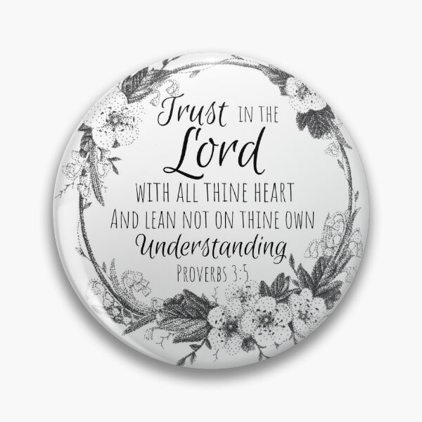 Item preview, Proverbs 3:5 Floral Design designed and sold by Cora Worthington Art.
