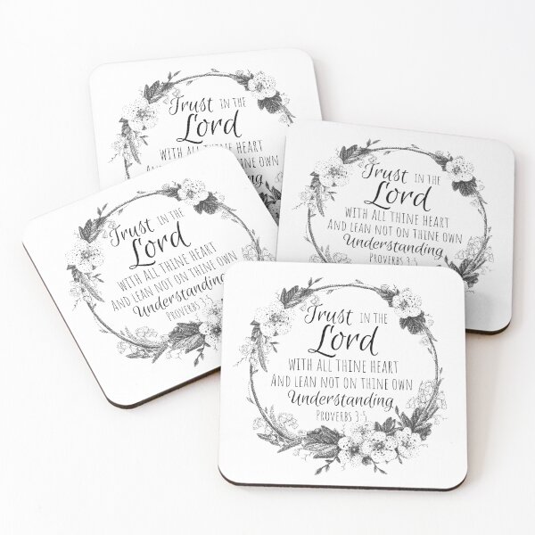 Item preview, Proverbs 3:5 Floral Design designed and sold by Cora Worthington Art.