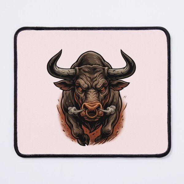 Item preview, Angry Bull Head Mascot | Fierce Charging Bull Vector Design  designed and sold by arifali786.