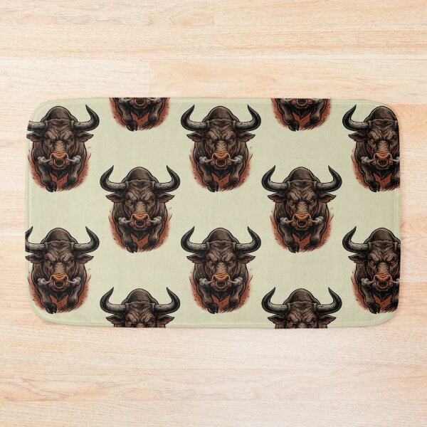 Item preview, Angry Bull Head Mascot | Fierce Charging Bull Vector Design  designed and sold by arifali786.