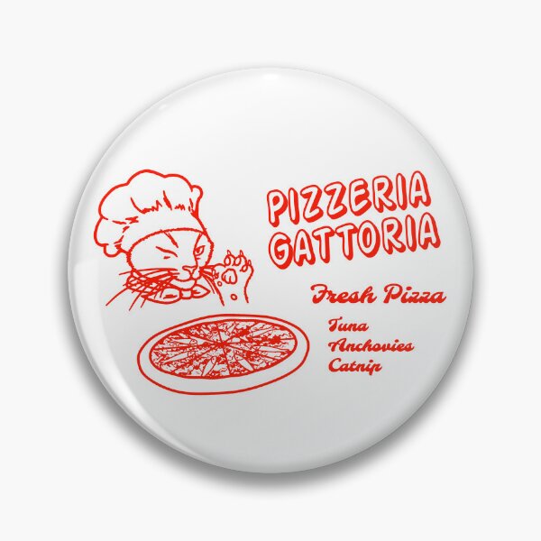 Item preview,  Pizzeria Gattoria - Funny Pizza Box Cat designed and sold by Scolliecat.