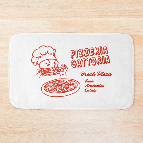 Item preview,  Pizzeria Gattoria - Funny Pizza Box Cat designed and sold by Scolliecat.