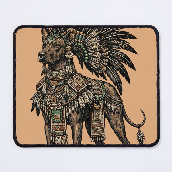 Item preview, Xoloitzcuintli Aztec Warrior Dog Headdress designed and sold by d247.