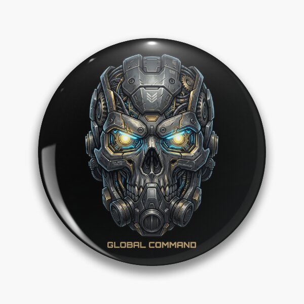 Item preview, Futuristic Cybernetic Tactical Skull Apparel designed and sold by Global-Command.
