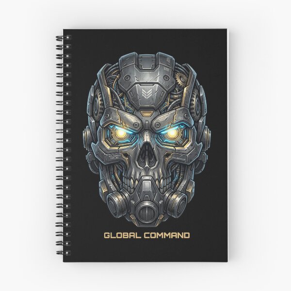 Item preview, Futuristic Cybernetic Tactical Skull Apparel designed and sold by Global-Command.