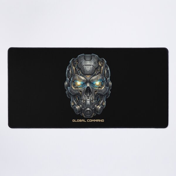 Item preview, Futuristic Cybernetic Tactical Skull Apparel designed and sold by Global-Command.