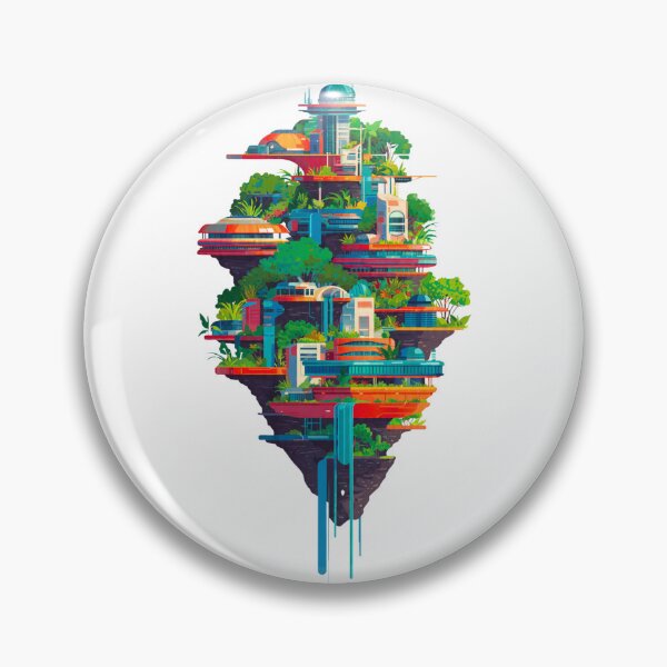 Item preview, Futuristic Floating City designed and sold by Sector 99.