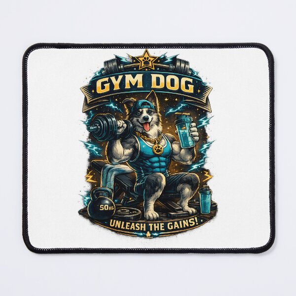 Item preview, Gym Dog: Unleash the Gains designed and sold by PatiImagination.