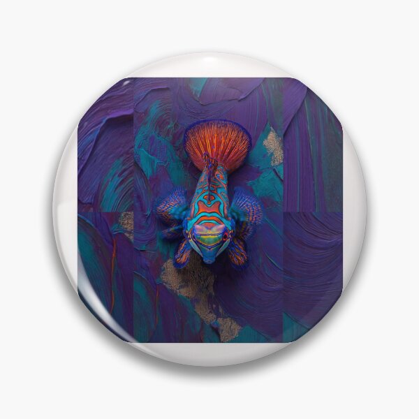 Item preview, Neon Mandarinfish:  A Symphony of Color Beneath the Waves designed and sold by Helios Be. Lavsh.