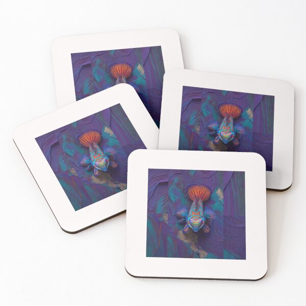 Item preview, Neon Mandarinfish:  A Symphony of Color Beneath the Waves designed and sold by Helios Be. Lavsh.