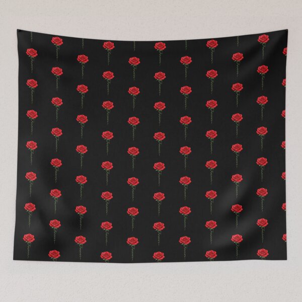 Item preview, Red Rose Flower Forever Romantic Tattoo Style designed and sold by tamdevo1.